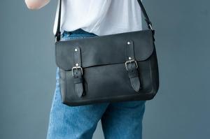 Genuine <b>Leather</b> Laptop Messenger Bag High Quality Vintage Modern Cross-body Sling <b>Briefcase</b> Business Travel Eco-Friendly - Product Image 5