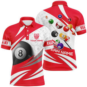 Camiseta de Billar Ecológica de Alto Rendimiento, Cuello en V, Absorbe la Humedad, Uniforme Personalizado con Nombre Impreso para Equipos, Clubes y Jugadores - Product Image 5