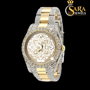 Totalmente VVS Moissanite Diamond Hip Hop Watch Comprar Fecha y día Bling Movimiento mecánico analógico de lujo Iced Out Diseño de moda - Product Image 2