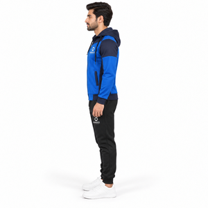 Custom Unisex Winter Sporty Solid Eco-Friendly Plus Size Tracksuit Fashionable Breathable <b>Fleece</b> Hoodie <b>Pants</b> Personalized - Product Image 2