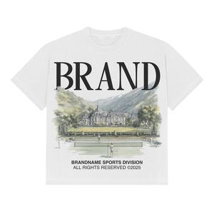 Camisetas Deportivas Personalizadas con Estampado, 100% Algodón, Cuello Redondo, Corte Holgado para Hombre - Product Image 2