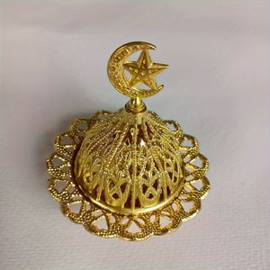 Quemador de Incienso de Latón Macizo de Primera Calidad, Porta Incienso Árabe Oud, Decoración Aromática para el Hogar y Hotel, Regalo de Ramadán y Eid para la Sala de Estar - Product Image 1