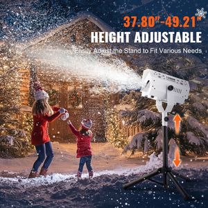 Macchina per la produzione di neve da 1200W con supporto regolabile in altezza per categoria prodotti ghiaccio secco - Product Image 3
