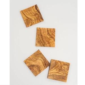 Luxury Solid Wood Eco-Friendly Coasters Dining Table Handmade Bohemian Design Customized Tea <b>Coffee</b> Cup Holder Mats 10mm Thick - Product Image 2