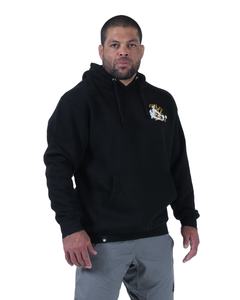 Sudadera con capucha de peso pesado personalizada de gran tamaño Unisex sudadera de invierno de talla grande para hombre bordado 3D teñido liso a granel - Product Image 2