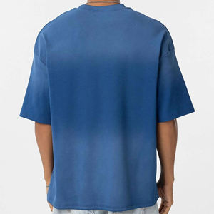 Camiseta de Verano 2026 de Alta Calidad, Lisa, con Hombros Caídos, Estilo Vintage, Cuello Redondo Amplio, Manga Corta, Fabricada en Pakistán - Product Image 2