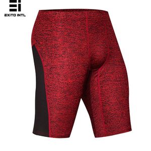 Shorts de sport et de fitness pour hommes, design optimal, matière douce, prix bas, taille élastique, séchage rapide, coupe-vent, longueur genou - Product Image 1