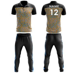 High Quality Custom Logo Cricket Team Uniform Set Sublimated Jersey <b>Design</b> Polyester Custom Cricket Uniforms Made Pakistan - Product Image 1