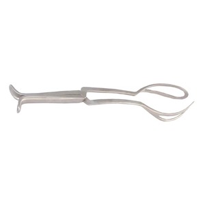 Pinzas Obstétricas Piper 440mm 64-351-440 de Acero Inoxidable Quirúrgico, Instrumento de Parto Manual Reutilizable de Precisión Hermann - Product Image 4
