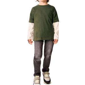 Conjuntos de Camiseta y Pantalones Cortos Transpirables de Algodón 100% para Niños, Diseños Personalizables, Conjunto de Verano Infantil Cómodo a Precio de Mayoreo - Product Image 4