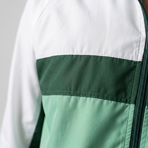 <b>Men</b>’s Mint Green and <b>White</b> Hooded Tracksuit Set with Matching <b>Jogger</b> Pants for Casual Sportswear - Product Image 6