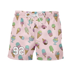 Shorts pour hommes à taille haute élastique, en tissu Oxford respirant, imprimé par transfert thermique, 100% polyester, séchage rapide, écologique, pour l'été - Product Image 6