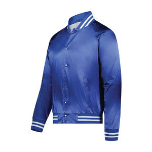 Chaquetas Varsity de Seda Satinada de Moda en Oferta, Chaqueta Bomber para Hombre con Logotipo y Color Personalizados, Hecha en Pakistán, Precio Económico - Product Image 6