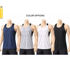 RTS Samavia Heather Texture Running <b>Singlet</b> <b>Men</b> | OEM Bulk Quantity Service | Breathable Spandex Plus Size <b>Men's</b> Tank Tops - Product Image 3