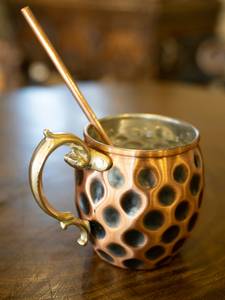 Mug à Moscow Mule en cuivre 100% fait main, Mug en cuivre martelé, Mug à cocktail en cuivre, Mug en cuivre fait main, Mug en cuivre massif - Product Image 5