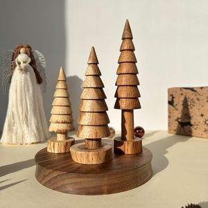Customized Free Logo Hot Sale Wooden Decorative Christmas <b>Tree</b> <b>Ornaments</b> Decoration Christmas Suppliers - Product Image 3