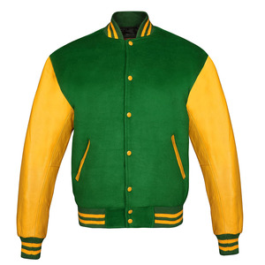 <b>Top</b> quality leather sleeve winter fashion new lettermen varsity jacket unique design hot sale new men varsity jacket - Product Image 6