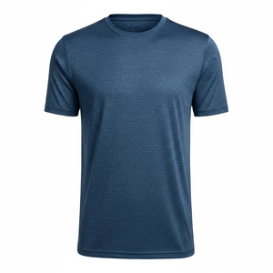 T-shirts de sport personnalisés en maille tricotée écologiques à séchage rapide pour hommes – Vente en gros, respirants, anti-humidité, pour la gym et l'entraînement - Product Image 2
