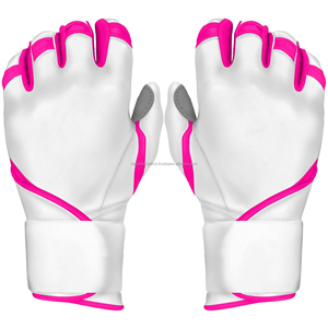 Gants de frappeur de baseball en cuir premium, écologiques, avec poignet flexible, tissu respirant, paume rembourrée, personnalisables avec étiquette privée - Product Image 1
