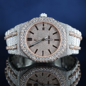 Reloj Mecánico Automático de Acero Inoxidable de Lujo para Hombre, Esfera Redonda de 40 mm, Cristal de Zafiro, Visualización de Fecha Analógica, Brazalete de Moda - Product Image 1