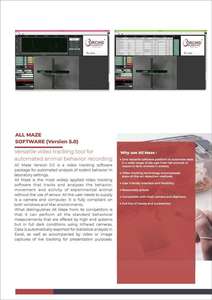 Software de Seguimiento de Video para Análisis del Comportamiento Animal, Sistema de Laboratorio para Seguimiento en Laberintos y Uso de Datos de Estudio de Movimiento - Product Image 4