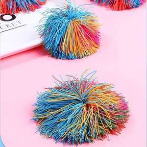 16 Palline Antistress Morbide in Gomma Multicolore, Giocattoli Sensoriali Elastici Estensibili, Palla Arcobaleno Fidget P - Product Image 3