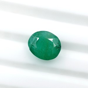 HAYAAT GEMS Esmeralda de Zambia de 1.50ct, Corte Ovalado Facetado, Color Marrón, 8.5x7x4mm, para Joyería - Product Image 4
