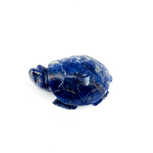 Natural Sodalite Tortoise Carving Blue Sodalite Turtle Healing Crystal For Reiki Feng Shui Decor Wholesale - Product Image 3