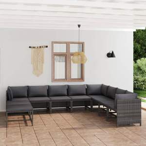 Conjunto de Muebles de Jardín Grises - Product Image 1