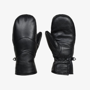 Gants de ski en cuir très demandés, tissu doux % polyester, imperméables, coupe-vent, pour snowboard - Product Image 6