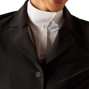 Veste matelassée personnalisée avec logo pour l'équitation, en coton et polyester gris, légère, pour l'hiver, pour le saut d'obstacles, vêtements d'extérieur équestres 2026 - Product Image 2