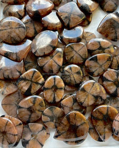 พลอยเทียมจากธรรมชาติอัญมณี100% ทรงหลังเบี้ยกึ่งมีค่าพลอยขัดเงาเรียบพลอยหลวมคริสตัลควอตซ์บำบัด - Product Image 2