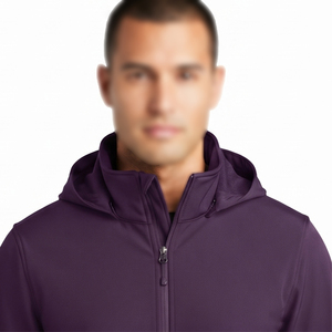 Vestes à capuche zippées softshell pour hommes, imperméables, coupe-vent, veste de pluie d'extérieur, vestes coupe-vent légères décontractées pour hommes - Product Image 3