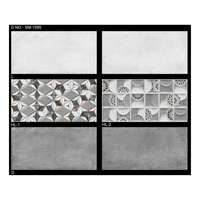 Carreaux muraux en céramique imprimés numériquement modernes, absorption d'eau de 6 à 12 %, crédence de cuisine, carreaux céramiques