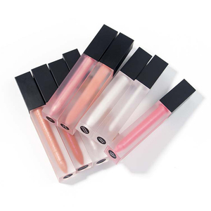 Moisturizing High Pigment Long Lasting Black Frosted Tube <b>Lip</b> Gloss Private label Wholesales <b>Lip</b> Makeup - Product Image 2