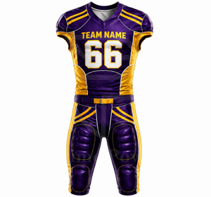 Conjunto de Uniforme de Fútbol Americano Personalizado 2026, Pantalones y Camiseta con Diseño Sublimado, Duradero, Transpirable y Ecológico - Product Image 2