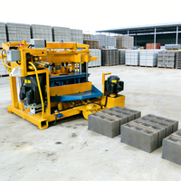 Chine petite matrice ciment hydraulique pavé creux brique pose bloc machine automatique 8 pouces bloc de ciment presse faisant la machine