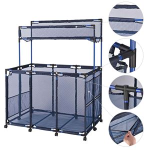 Contenitore contenitore per piscina blu a 2 strati e Organizer per accessori - Product Image 1