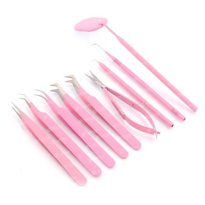 แหนบต่อขนตาสแตนเลสแบบญี่ปุ่นคุณภาพสูงติดโลโก้ได้ตามต้องการ - Product Image 1