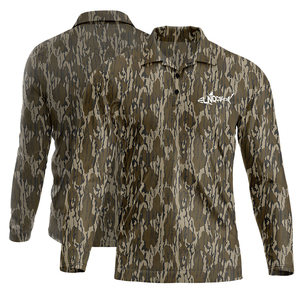 Camisetas de Pesca con Estampado de Camuflaje, Logotipo Personalizado, Protección Solar UPF50+, Secado Rápido, Camisetas Polo de Pesca de Manga Larga - Product Image 2