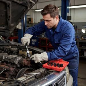 Kit d'extracteur de boulons professionnel DIY industriel OEM/ODM pour les services de réparation automobile, matériau SNCM 439, fonction d'élimination des écrous rouillés - Product Image 2