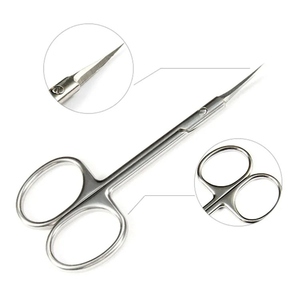 Ziakot Industry Stainless Steel <b>Cuticle</b> <b>Scissors</b> Sharp Curved Blade Round Handle Durable Manicure Tool for Adults - Product Image 4