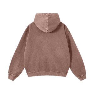 Men's Oversized Hooded Sweatshirt Solid Black Cotton Fleece Casual Winter Wear <b>Waterproof</b> Pockets Boxy Fit - Product Image 3