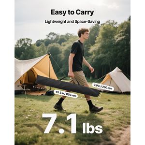 Schermo per Proiettore Portatile da 80 Pollici, Angolo di Visione 160 Gradi, 16:9 4K HD, Senza Pieghe, con Supporto per Proiezione Interna ed Esterna - Product Image 6