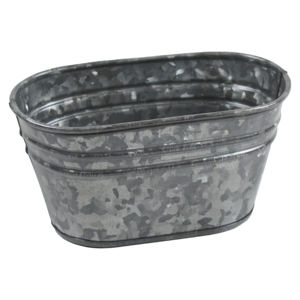 Seau de Jardinage Galvanisé pour Plantes Vertes, Idéal pour la Décoration Intérieure et Extérieure, et la Décoration de Restaurant - Product Image 3