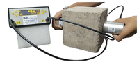 Testeur de vitesse d'impulsion ultrasonique pour béton avec mode de détection par éclatement pour la détection des fissures internes, des cavités et des défauts, test de qualité IS 516