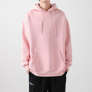 New Blank Premium 400GSM OEM Couple Hoodies <b>Black</b> Unisex Regular Fit Men Custom 100% Cotton Pocket Breathable - Product Image 3
