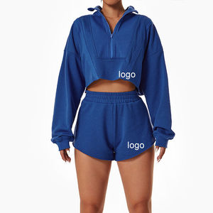 Meilleures ventes été 2026 : Ensembles de vêtements pour filles de haute qualité, 100 % polyester, shorts deux pièces, prix bas pour femmes, prix de gros - Product Image 4