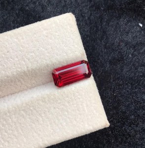 Pierre précieuse grenat rouge non chauffé, taillée en facettes, rhodolite grenat, pierre brute pour la fabrication de bijoux et bagues - Product Image 6