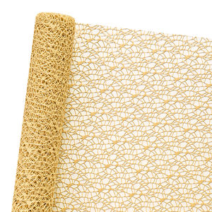 Rollo de Malla Decorativa de Poliéster con Diseño de Araña, Rollo de Tela para Envolver Ramos Florales, para Envolver Regalos y Arreglos Florales - Product Image 5